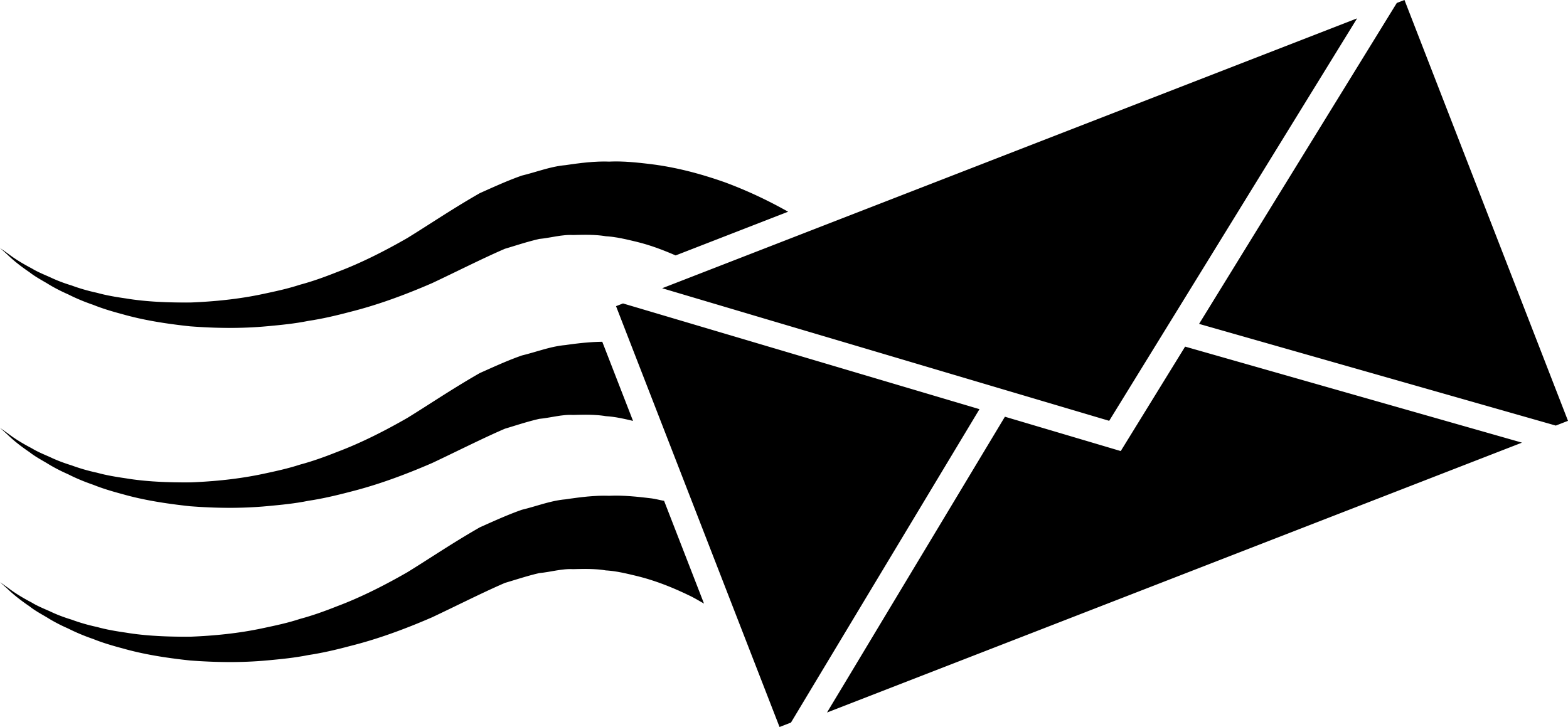 Envelope Black Rotated Shape With Three Tails Svg Line Art Free Vectors